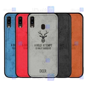 قاب پارچه ای Samsung Galaxy A20e مدل گوزنی