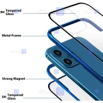قاب مگنتی اپل Apple iphone 12 Pro مدل پشت و رو گلس