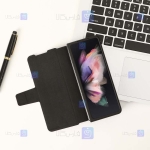 کیف چرمی نیلکین Samsung Galaxy Z Fold 3 مدل Aoge Leather