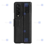 کیف چرمی نیلکین Samsung Galaxy Z Fold 3 مدل Aoge Leather