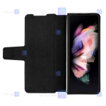 کیف چرمی نیلکین Samsung Galaxy Z Fold 3 مدل Aoge Leather