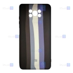 قاب سیلیکونی Xiaomi Poco X3 NFC مدل رنگین کمانی