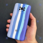 قاب سیلیکونی Xiaomi Poco X3 NFC مدل رنگین کمانی