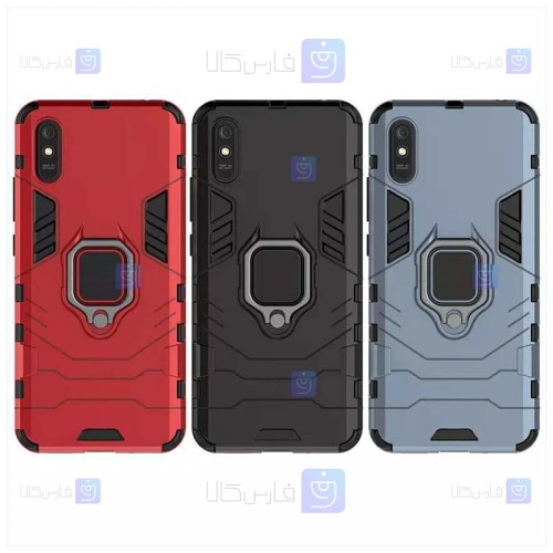 قاب ضد ضربه انگشتی Xiaomi Redmi 9i مدل Iron Man