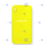 قاب سیلیکونی Samsung Galaxy A01 Core مدل محافظ لنز دار