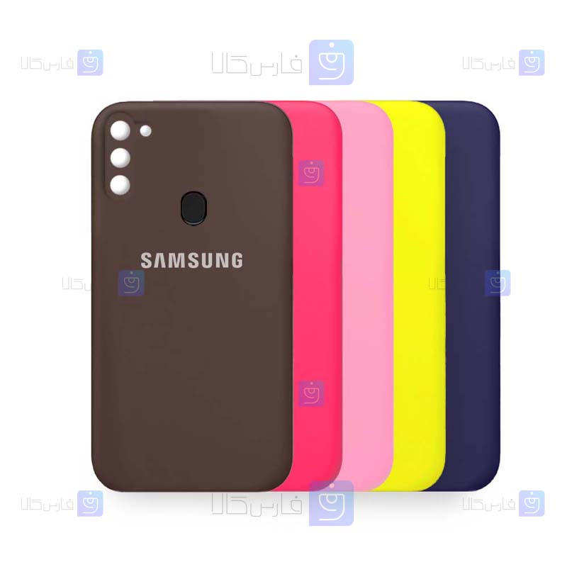 قاب سیلیکونی Samsung Galaxy A11 مدل محافظ لنز دار