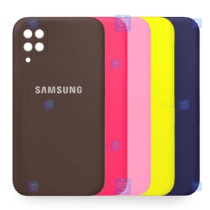 قاب سیلیکونی Samsung Galaxy A12 مدل محافظ لنز دار