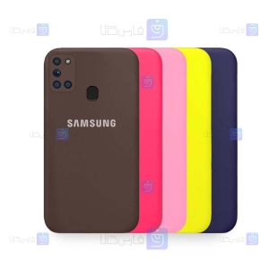 قاب سیلیکونی Samsung Galaxy A21s مدل محافظ لنز دار