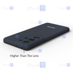 قاب سیلیکونی Samsung Galaxy S21 Ultra مدل محافظ لنز دار