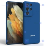 قاب سیلیکونی Samsung Galaxy S21 Ultra مدل محافظ لنز دار