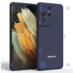 قاب سیلیکونی Samsung Galaxy S21 Ultra مدل محافظ لنز دار