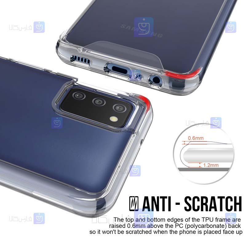 قاب شیشه ای – ژله ای Samsung Galaxy A03s مدل Space Collection