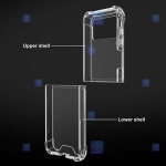 قاب کپسول دار Samsung Galaxy Z Flip 3 5G مدل شیشه ای - ژله ای