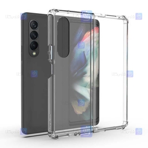 قاب کپسول دار Samsung Galaxy Z Fold 3 5G مدل شیشه ای - ژله ای