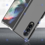 قاب کپسول دار Samsung Galaxy Z Fold 3 5G مدل شیشه ای - ژله ای
