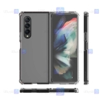 قاب کپسول دار Samsung Galaxy Z Fold 3 5G مدل شیشه ای - ژله ای