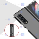 قاب کپسول دار Samsung Galaxy Z Fold 3 5G مدل شیشه ای - ژله ای