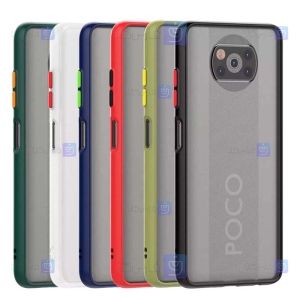 قاب پشت مات Xiaomi Poco X3 مدل Transparent Hybrid