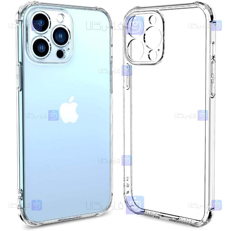 قاب کپسولی Apple iPhone 13 Pro Max مدل ژله ای محافظ لنز دار