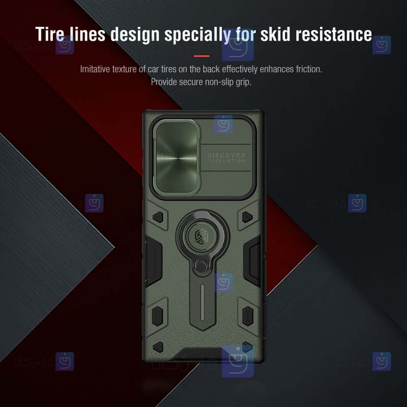 قاب ضد ضربه نیلکین Samsung Galaxy S22 Ultra مدل CamShield Armor