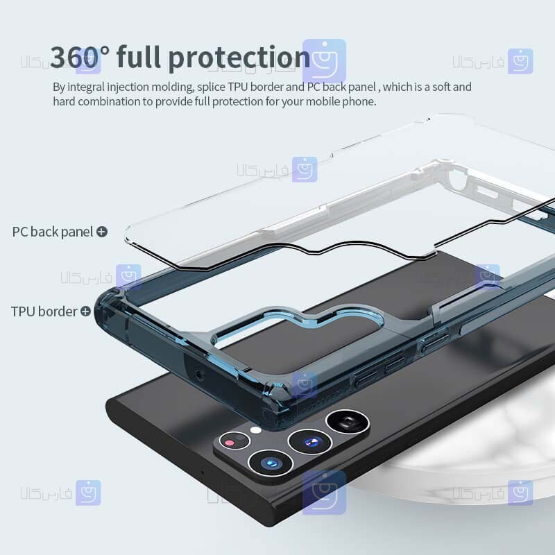 قاب نیلکین Samsung Galaxy S22 Ultra مدل Nature TPU Pro