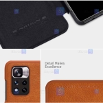 کیف چرمی نیلکین Xiaomi Redmi Note 11 Pro plus مدل Qin