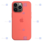 قاب سیلیکونی اصلی Apple iPhone 13 Pro Max با قابلیت مگ سیف