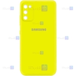 قاب سیلیکونی Samsung Galaxy M02s مدل محافظ لنزدار