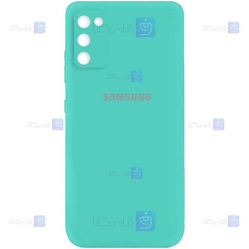 قاب سیلیکونی Samsung Galaxy M02s مدل محافظ لنزدار