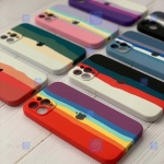 قاب سیلیکونی Apple iPhone 13 Pro Max مدل رنگین کمانی