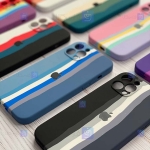 قاب سیلیکونی Apple iPhone 13 Pro Max مدل رنگین کمانی