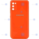 قاب سیلیکونی Samsung Galaxy F02s مدل محافظ لنز دار
