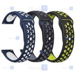 بند سیلیکونی ساعت Xiaomi Haylou RS3 مدل Ventilate Nike Band