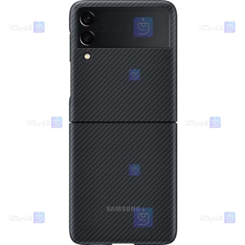 قاب کربنی اورجینال Samsung Galaxy Z Flip 3 5G مدل Aramid