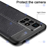 قاب طرح چرم محافظ لنز دار Xiaomi Redmi 10 مدل Auto Focus