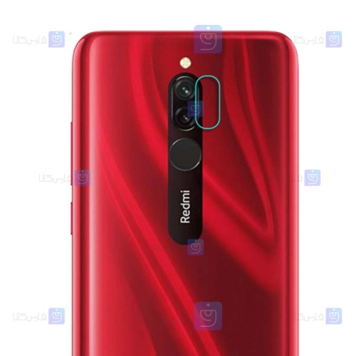 محافظ لنز Xiaomi Redmi 8 مدل شیشه ای