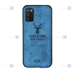 قاب پارچه ای Samsung Galaxy M02s مدل گوزنی