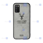 قاب پارچه ای Samsung Galaxy M02s مدل گوزنی