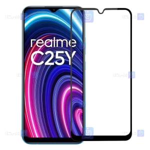 گلس Realme C25Y مدل تمام صفحه