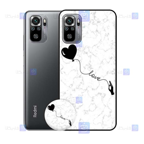 قاب طرح دار دخترانه Xiaomi Redmi Note 10 4G مدل Love