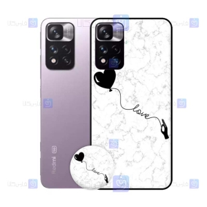 قاب طرح دار دخترانه Xiaomi Redmi Note 11 Pro Plus مدل Love