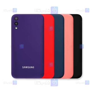 قاب سیلیکونی اصلی Samsung Galaxy A02 مدل محافظ لنزدار
