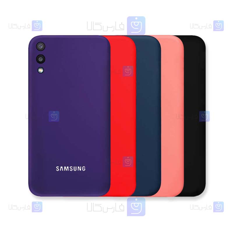 قاب سیلیکونی اصلی Samsung Galaxy A02 مدل محافظ لنزدار