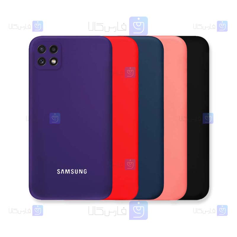 قاب سیلیکونی اصلی Samsung Galaxy A22 5G مدل محافظ لنزدار