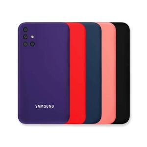 قاب سیلیکونی اصلی Samsung Galaxy A71 مدل محافظ لنزدار