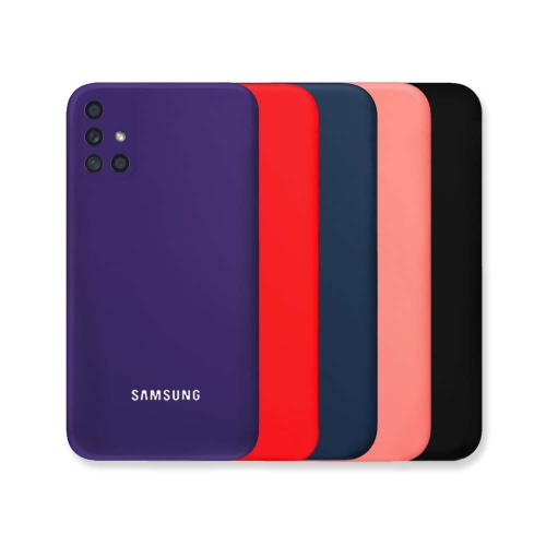 قاب سیلیکونی اصلی Samsung Galaxy A71 مدل محافظ لنزدار