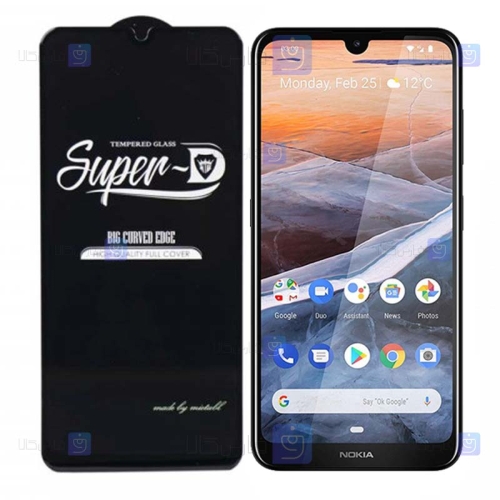 گلس فول Nokia 3.2 مدل Super D