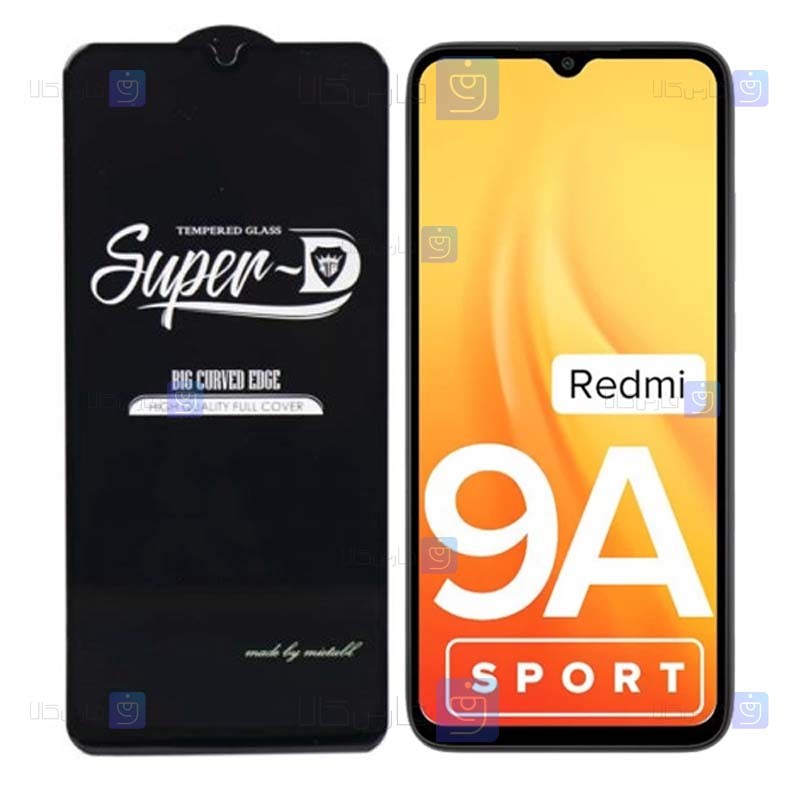 گلس فول Xiaomi Redmi 9A Sport مدل Super D