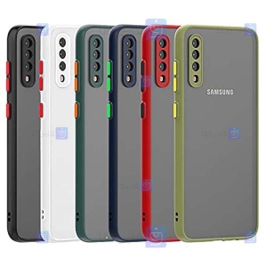 قاب پشت مات Samsung Galaxy A7 2018 مدل محافظ لنزدار