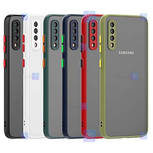 قاب پشت مات Samsung Galaxy A7 2018 مدل محافظ لنزدار
